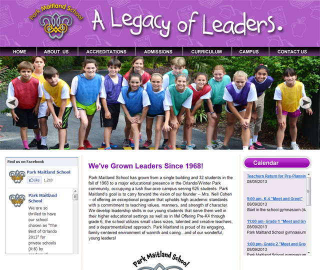 Park Maitland School Website SMT